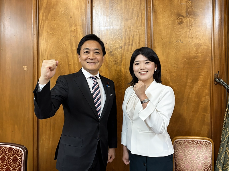 国民民主党玉木雄一郎代表と